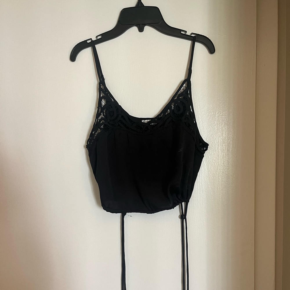 Free People Black Tank Size Small
